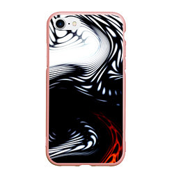 Чехол iPhone 7/8 матовый Abrupt, цвет: 3D-светло-розовый
