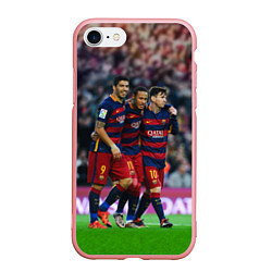 Чехол iPhone 7/8 матовый Barcelona5, цвет: 3D-баблгам