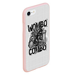 Чехол iPhone 7/8 матовый Combo Wombo, цвет: 3D-светло-розовый — фото 2