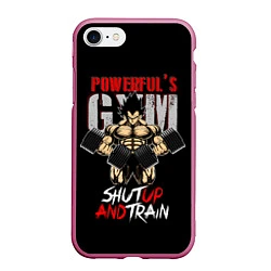 Чехол iPhone 7/8 матовый Powerful Gym