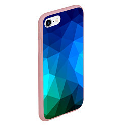 Чехол iPhone 7/8 матовый Fight Polygon, цвет: 3D-баблгам — фото 2