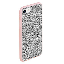 Чехол iPhone 7/8 матовый Мегатролль, цвет: 3D-светло-розовый — фото 2