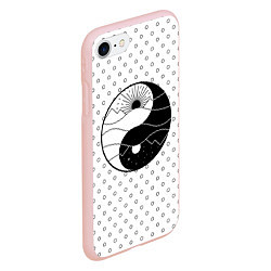 Чехол iPhone 7/8 матовый От заката до рассвета, цвет: 3D-светло-розовый — фото 2
