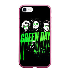 Чехол iPhone 7/8 матовый Green Day: Acid eyes