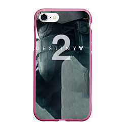 Чехол iPhone 7/8 матовый Destiny 2, цвет: 3D-малиновый