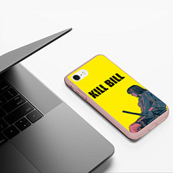 Чехол iPhone 7/8 матовый Kill Bill, цвет: 3D-светло-розовый — фото 2
