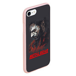 Чехол iPhone 7/8 матовый Metal Gear Solid, цвет: 3D-светло-розовый — фото 2