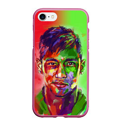 Чехол iPhone 7/8 матовый Neymar Art