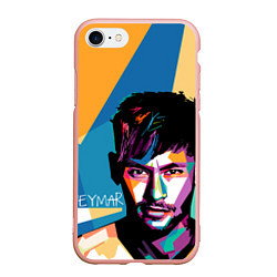 Чехол iPhone 7/8 матовый Neymar Polygons