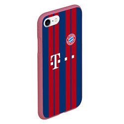 Чехол iPhone 7/8 матовый Bayern FC: Original 2018, цвет: 3D-малиновый — фото 2