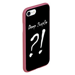 Чехол iPhone 7/8 матовый Deep Purple, цвет: 3D-малиновый — фото 2