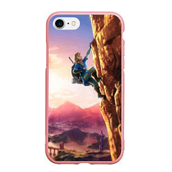 Чехол iPhone 7/8 матовый Zelda Rock цвета 3D-баблгам — фото 1