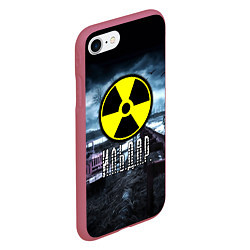 Чехол iPhone 7/8 матовый S.T.A.L.K.E.R: Ильдар, цвет: 3D-малиновый — фото 2