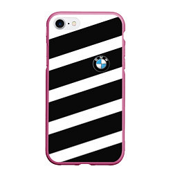 Чехол iPhone 7/8 матовый BMW G&W, цвет: 3D-малиновый