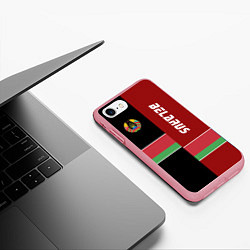 Чехол iPhone 7/8 матовый Belarus Style, цвет: 3D-баблгам — фото 2