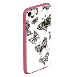 Чехол iPhone 7/8 матовый Boudoir Collection, цвет: 3D-малиновый — фото 2