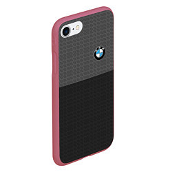 Чехол iPhone 7/8 матовый BMW SPORT, цвет: 3D-малиновый — фото 2