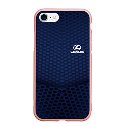 Чехол iPhone 7/8 матовый Lexus: Sport Motors, цвет: 3D-светло-розовый