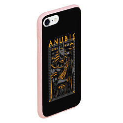 Чехол iPhone 7/8 матовый Anubis, цвет: 3D-светло-розовый — фото 2