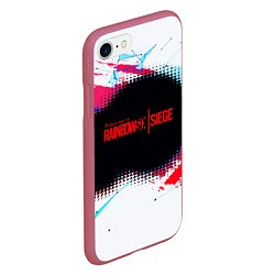 Чехол iPhone 7/8 матовый R6S: Colour Style, цвет: 3D-малиновый — фото 2