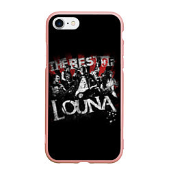 Чехол iPhone 7/8 матовый The best of Louna, цвет: 3D-светло-розовый