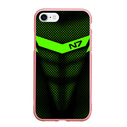 Чехол iPhone 7/8 матовый N7: Green Armor, цвет: 3D-баблгам