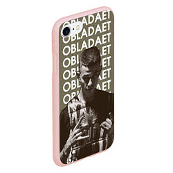 Чехол iPhone 7/8 матовый OBLADAET, цвет: 3D-светло-розовый — фото 2
