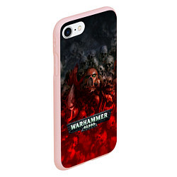 Чехол iPhone 7/8 матовый Warhammer 40000: Dawn Of War, цвет: 3D-светло-розовый — фото 2
