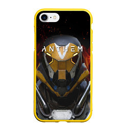 Чехол iPhone 7/8 матовый ANTHEM Soldier, цвет: 3D-желтый