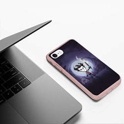 Чехол iPhone 7/8 матовый Wilson under the moon, цвет: 3D-светло-розовый — фото 2