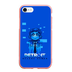 Чехол iPhone 7/8 матовый Detroit: Become Human, цвет: 3D-баблгам