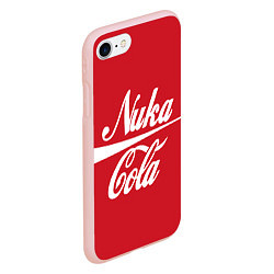 Чехол iPhone 7/8 матовый Nuka Cola, цвет: 3D-светло-розовый — фото 2