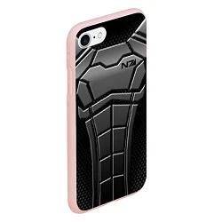 Чехол iPhone 7/8 матовый Soldier N7, цвет: 3D-светло-розовый — фото 2
