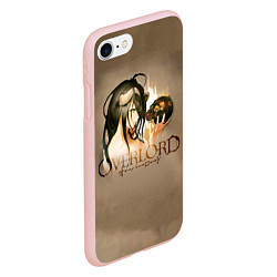 Чехол iPhone 7/8 матовый Overlord Albedo, цвет: 3D-светло-розовый — фото 2