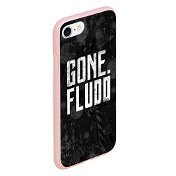 Чехол iPhone 7/8 матовый GONE Fludd Dark, цвет: 3D-светло-розовый — фото 2