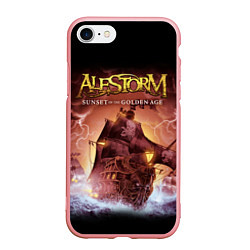 Чехол iPhone 7/8 матовый Alestorm: Golden Ship, цвет: 3D-баблгам