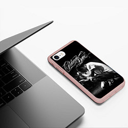 Чехол iPhone 7/8 матовый Parkway Drive, цвет: 3D-светло-розовый — фото 2