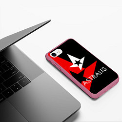 Чехол iPhone 7/8 матовый Astralis: E-Sports, цвет: 3D-малиновый — фото 2