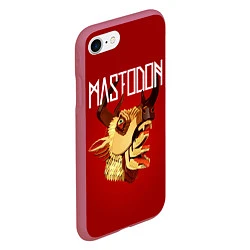 Чехол iPhone 7/8 матовый Mastodon: Leviathan, цвет: 3D-малиновый — фото 2