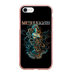 Чехол iPhone 7/8 матовый Meshuggah: Violent Sleep, цвет: 3D-светло-розовый