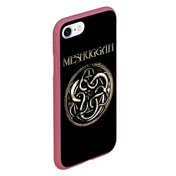Чехол iPhone 7/8 матовый Meshuggah, цвет: 3D-малиновый — фото 2