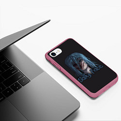 Чехол iPhone 7/8 матовый Sally Face, цвет: 3D-малиновый — фото 2