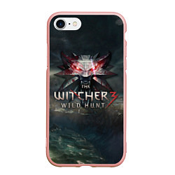 Чехол iPhone 7/8 матовый The Witcher 3: Wild Hunt, цвет: 3D-светло-розовый