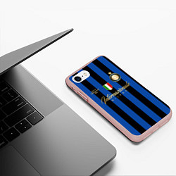 Чехол iPhone 7/8 матовый Internazionale Milano, цвет: 3D-светло-розовый — фото 2