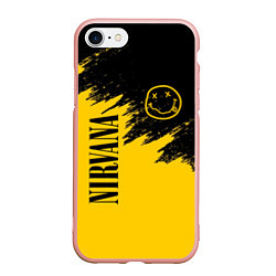 Чехол iPhone 7/8 матовый NIRVANA, цвет: 3D-светло-розовый