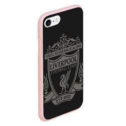 Чехол iPhone 7/8 матовый Liverpool - Classic Est 1892, цвет: 3D-светло-розовый — фото 2
