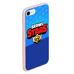 Чехол iPhone 7/8 матовый Brawl Stars, цвет: 3D-светло-розовый — фото 2