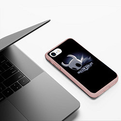 Чехол iPhone 7/8 матовый Hollow Knight, цвет: 3D-светло-розовый — фото 2