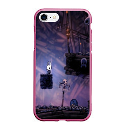 Чехол iPhone 7/8 матовый HOLLOW KNIGHT, цвет: 3D-малиновый