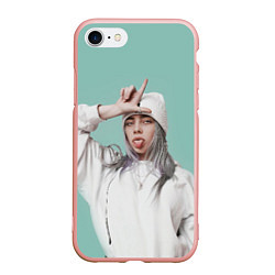 Чехол iPhone 7/8 матовый BILLIE EILISH